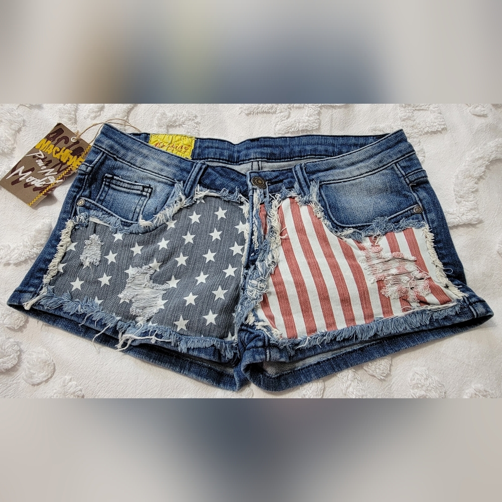 Machine Pour Neuf Mode Americana Shorts Size L Italy (US 27)